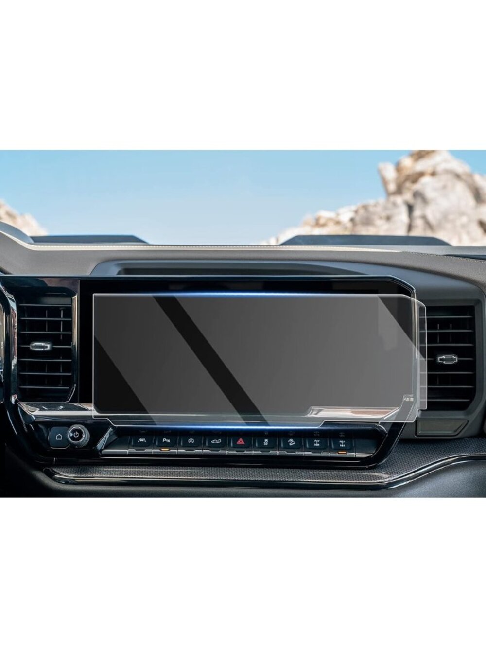 2022-2026 Silverado Sierra Tempered Glass Screen Protector - Durable